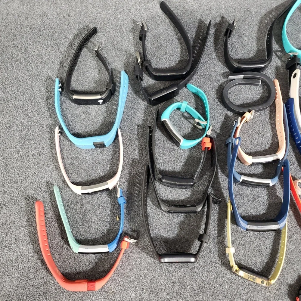 Fitness‎ Tracker Lot of 29 Unisex Multi-Color Activity Band Smartwatch